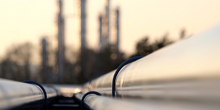 pipe line conection in oil refinery